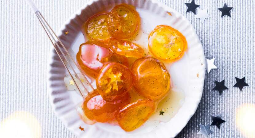 Kumquats confits au miel