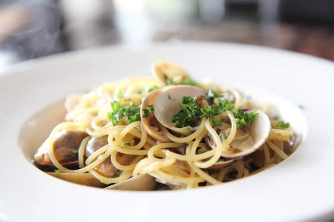 Les spaghetti alle vongole, comme en Italie, par le chef de Cyril Lignac