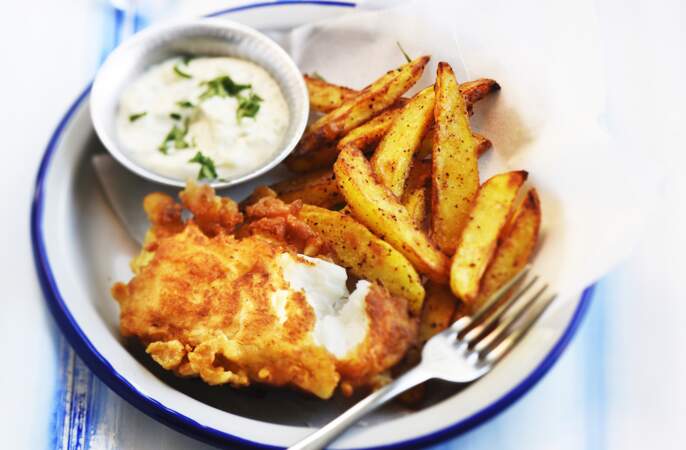 Fish and chips	 