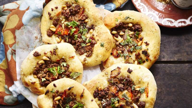 Petites pizzas libanaises 	 