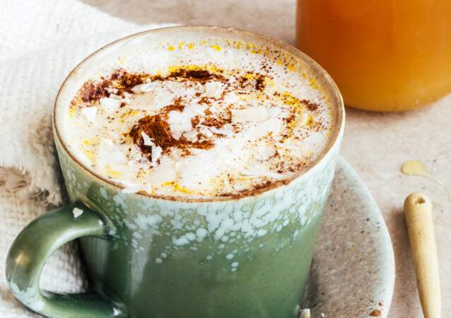 Pumpkin spice latte lait de coco miel
