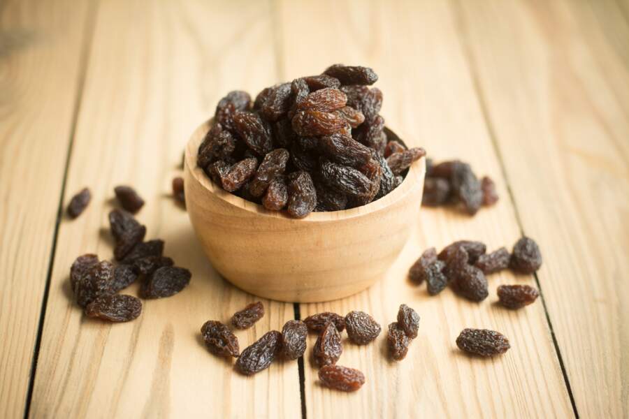 4- Les raisins secs