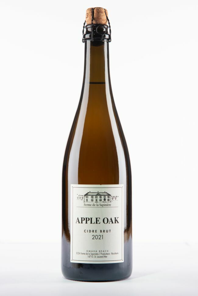 Apple Oak, Ferme de la Sapinière, 2021, 8,99 €.