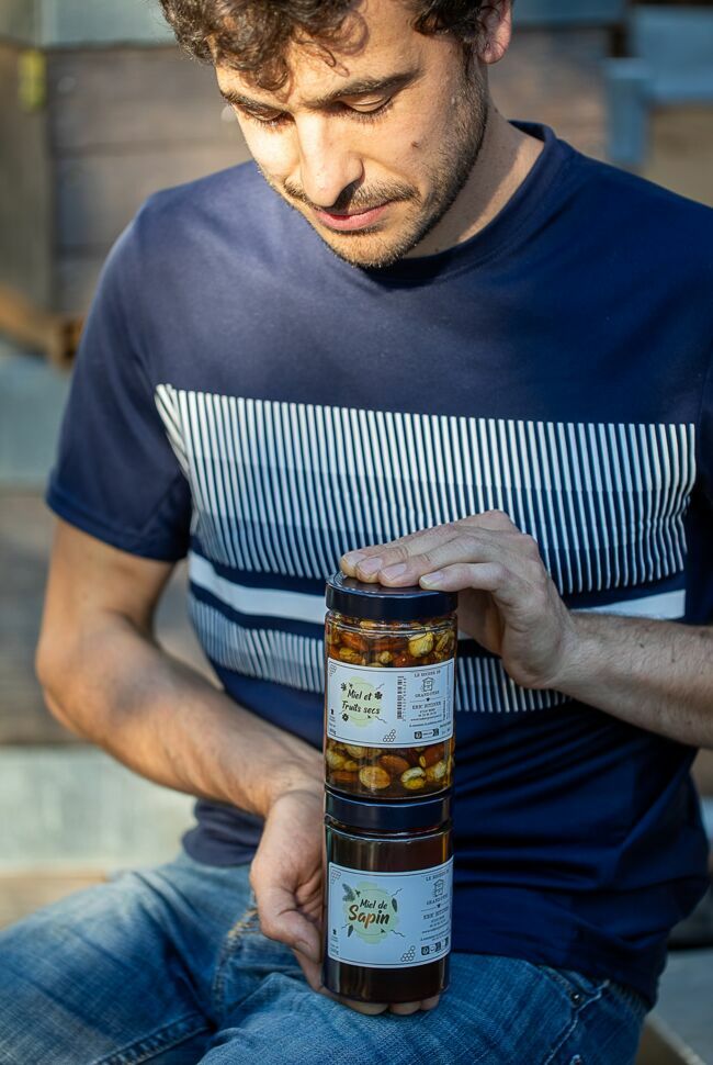 Éric Bitzner produit un miel labellisé IGP d’Alsace.