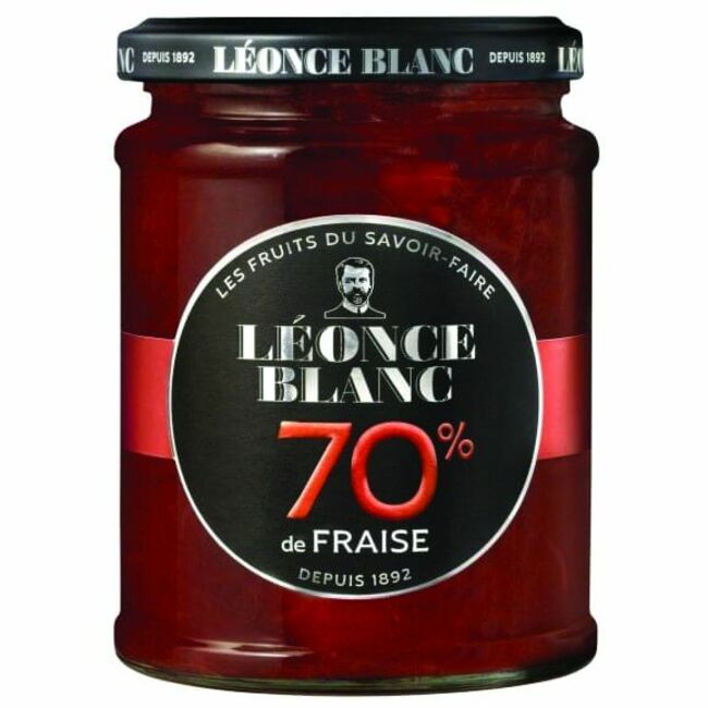 70 % de fraise, 4,09 € (320 g), Léonce Blanc. 