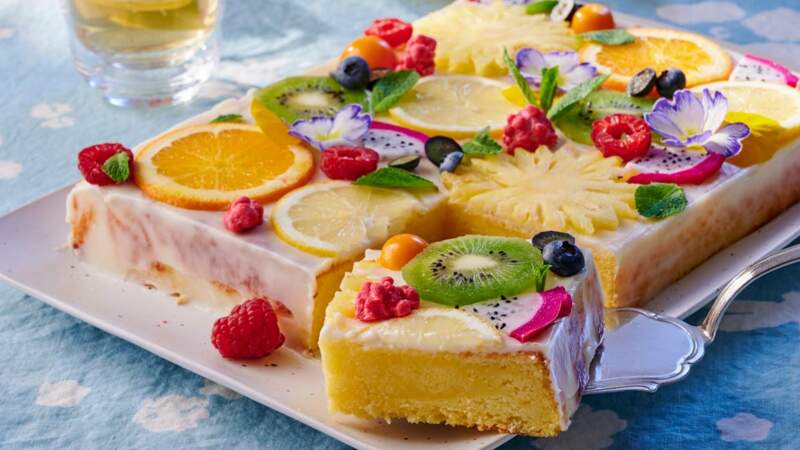 Gâteau de printemps citronné