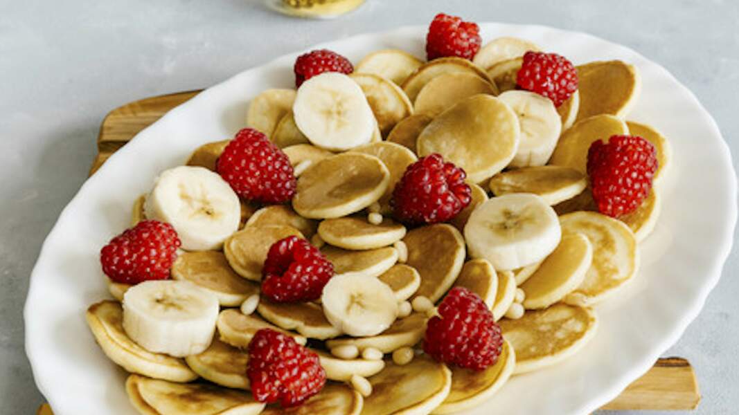 Mini-pancakes aux fruits