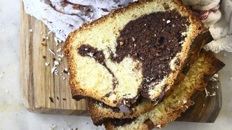 Cake marbré façon Cyril Lignac		