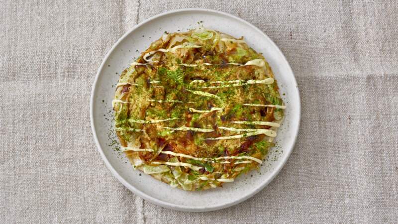 Pancake japonais aux légumes (okonomiyaki)