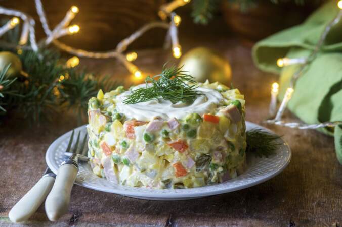 Salade russe de Noël