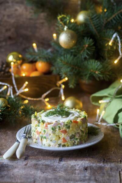 Salade russe de Noël