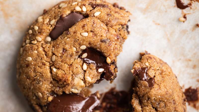 Cookies au chocolat et sésame 