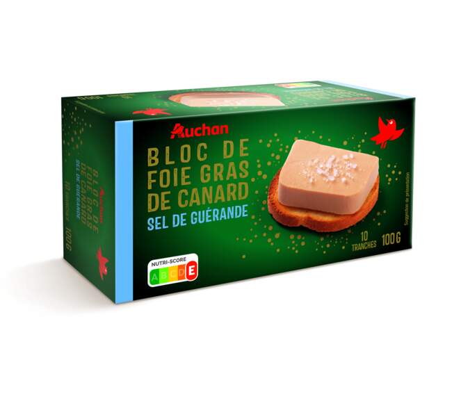 Auchan - Bloc de foie gras