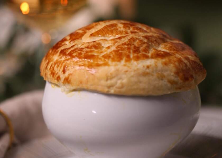 Samedi : Soupe en croûte au foie gras à la Bocuse
