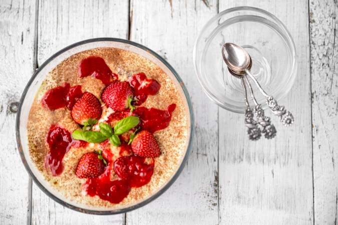 Tiramisu aux fraises de Laurent Mariotte : la recette + peut-on le réaliser la veille ? 