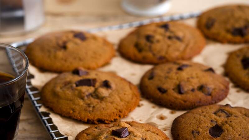 Cookies sans beurre à l’huile chocolat et sucre de coco