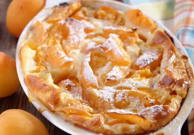 Dessert improvisé : le clafoutis aux abricots de Julie Andrieu
