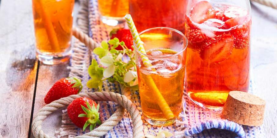 Cocktail breton à la fraise