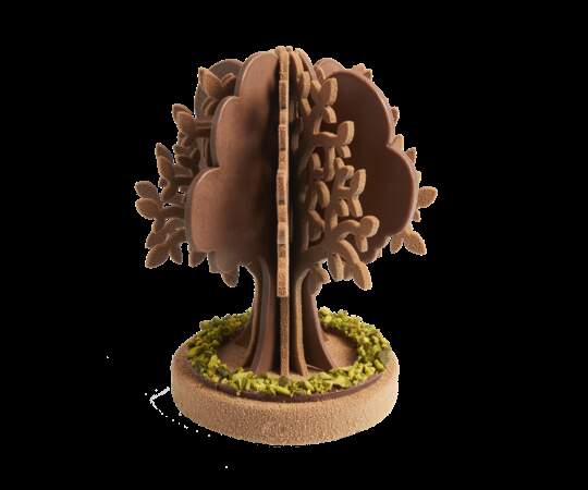 L’arbre Lenôtre en chocolat vegan
