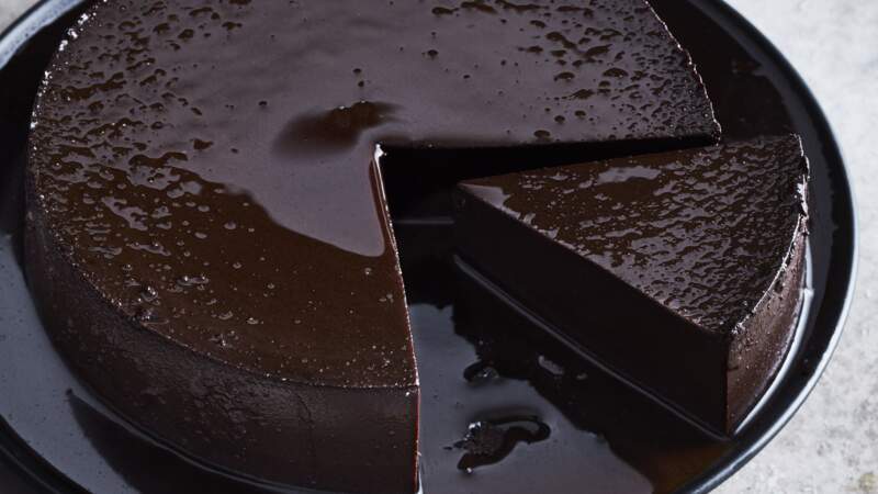 Flan au chocolat noir intense