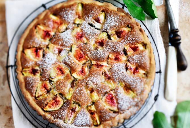 Tarte aux figues blanches