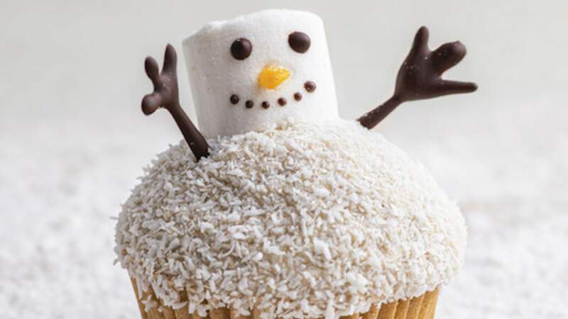 Muffin bonhomme de neige