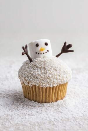 Muffin bonhomme de neige
