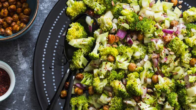 Salade croquante aux brocolis 