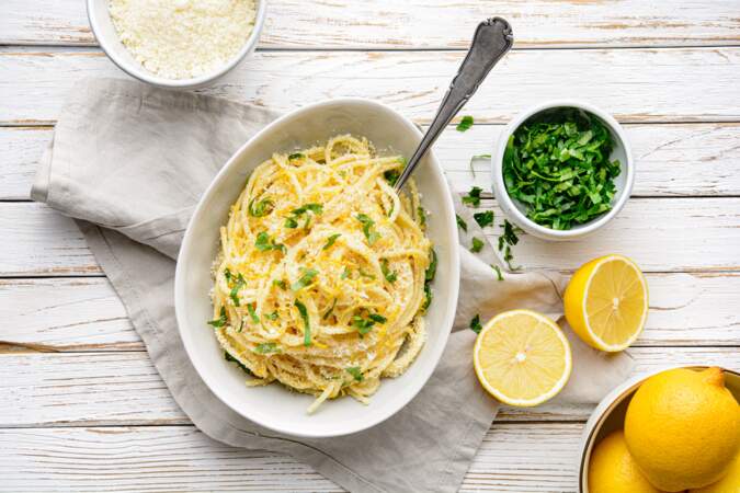 One pot lemon pasta : les pâtes au citron express et délicieuses vues sur TikTok