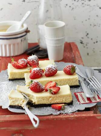 Cheesecake Oréo-fraises