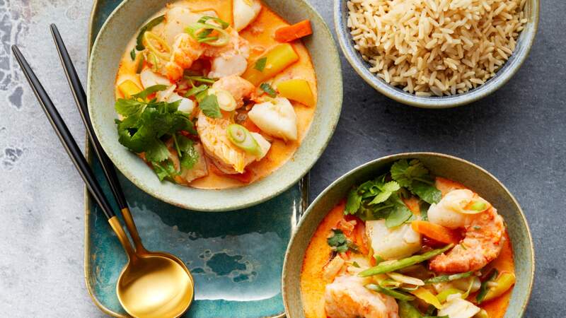 Curry rapide au poisson
