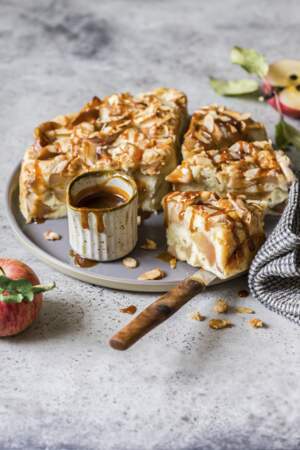 SAMEDI : Gâteau aux pommes ultra facile et caramel coulant