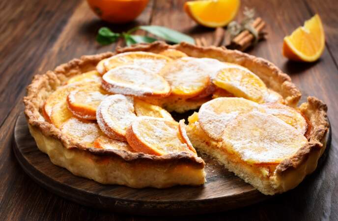 Tarte à l'orange de Laurent Mariotte : une recette de saison pour changer de la tarte au citron ! 