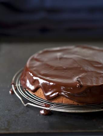 Gâteau au chocolat sans gluten nappé 