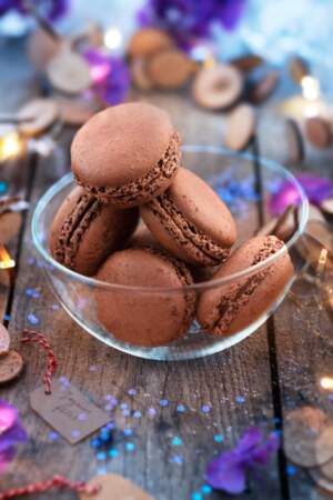 Macarons au chocolat façon Pierre Hermé