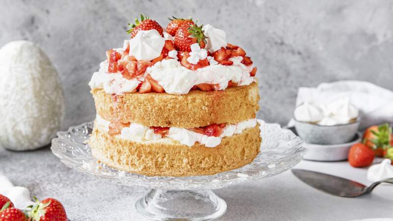 Eton Mess Cake aux fraises