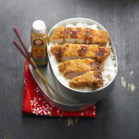 Lundi : Tonkatsu porc pané et frit japonais