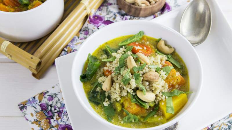 Curry de légumes au quinoa
