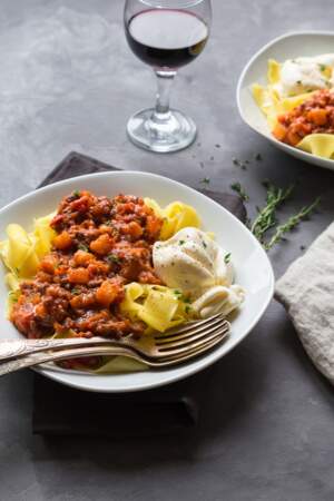 Pâtes sauce tomate et burrata : la bonne idée de Mohamed Cheikh pour le dîner