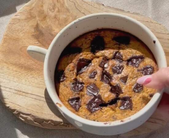 Baked oat façon cookie : la recette aux flocons d’avoine parfaite pour le petit-déjeuner