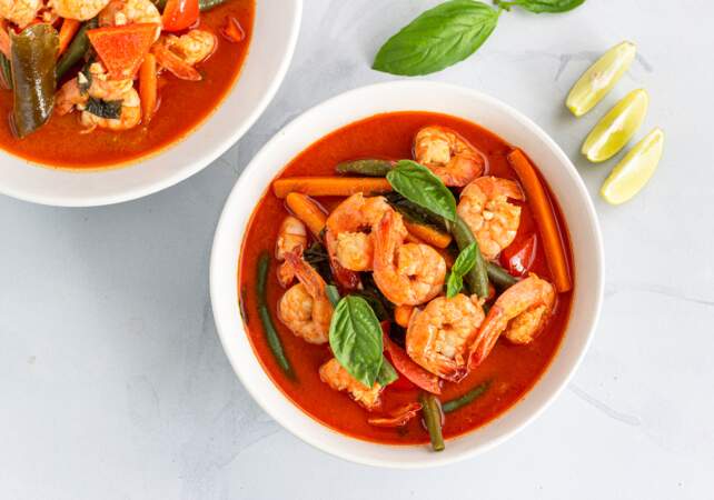 Curry rouge aux crevettes : la recette "à tester absolument"